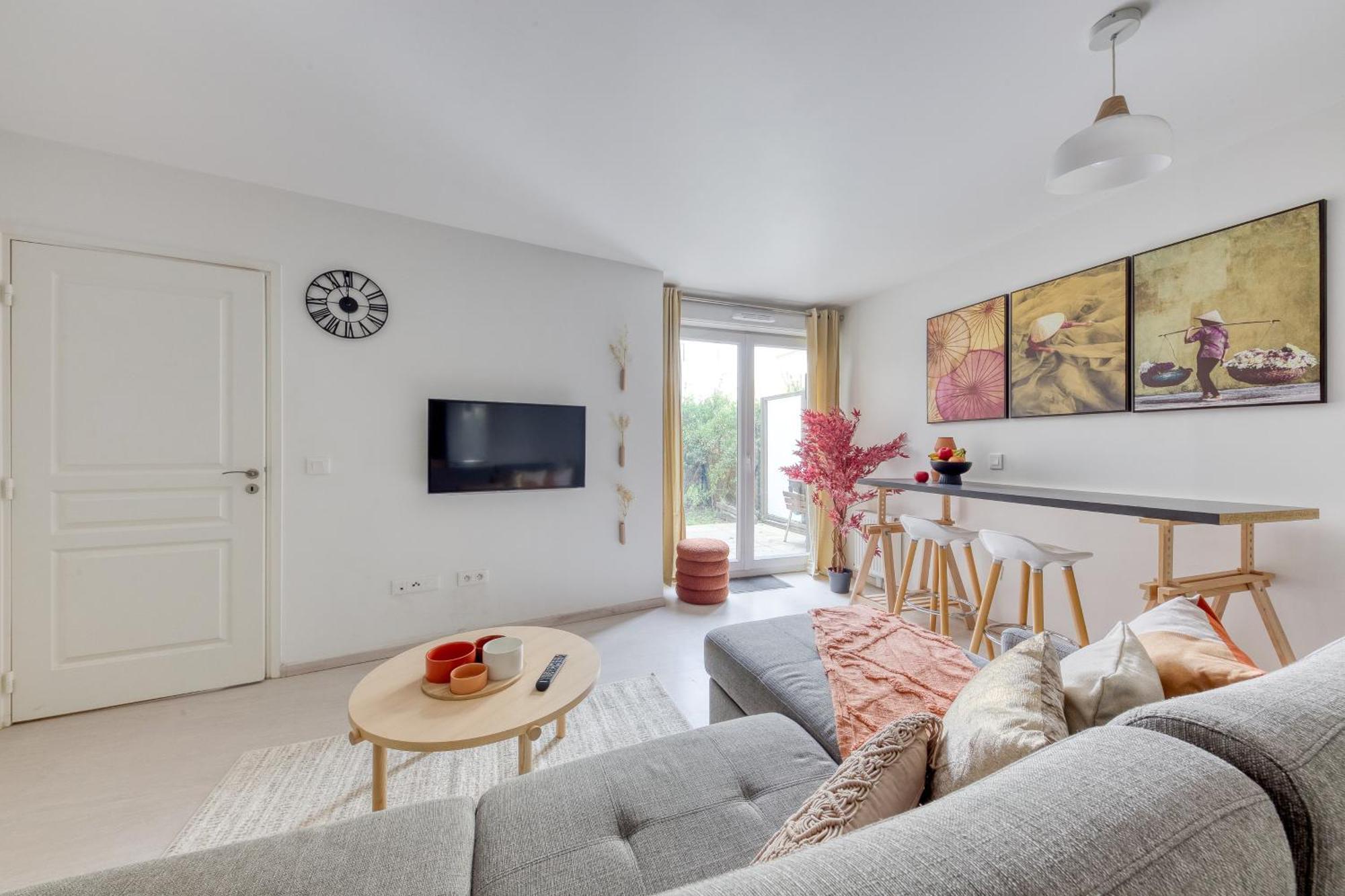 T2 Jardin Cosy Et Lumineux Proche Paris Apartment *